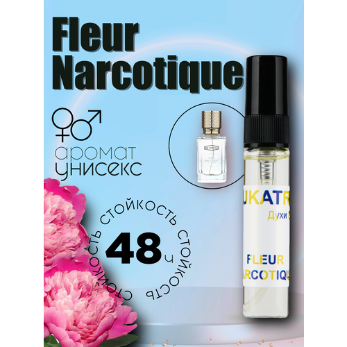 Духи Jukatry № 2 по мотивам Флер Наркотик/Fleur Narcotique, унисекс, 6 мл