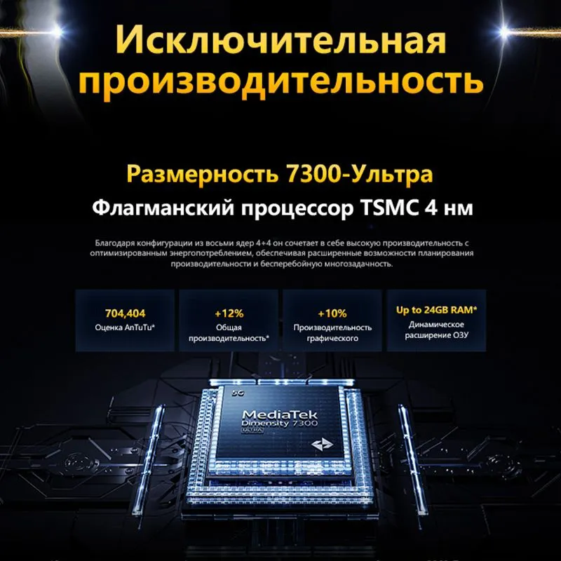 Смартфон POCO X7, NFC , 5G, Глобальная версия , Dimensity 7300-Ultra, 45W , 8/256 ГБ , черный — фото 1
