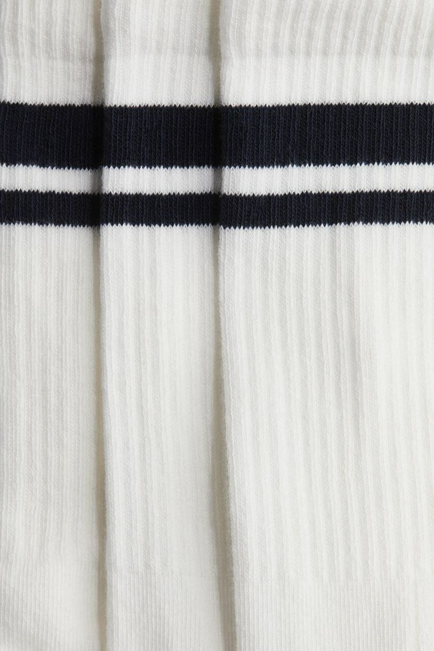 Носки H&M, комплект, 5 пар, 5 уп., размер 40/42, белый — фото 1