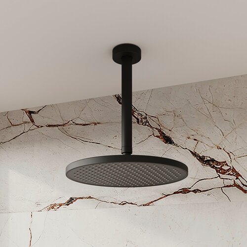 Изображение товара Верхний душ IDDIS Эспер (Esper) ESP25BRi64 круглый диаметр 25 см черный матовый