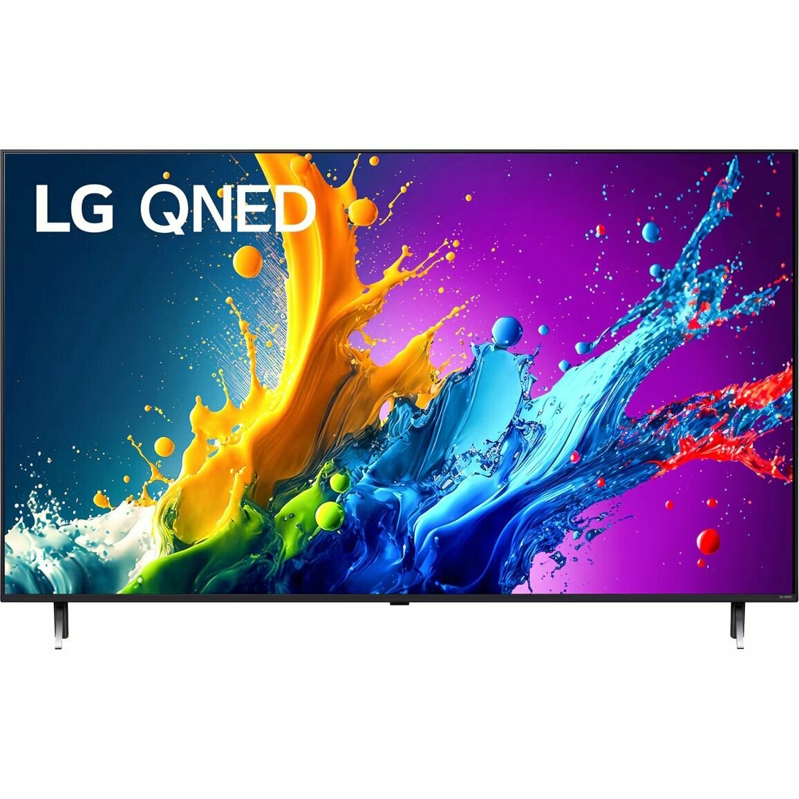 55" Телевизор LG 55QNED80T6A. ARUB, QLED, 60Гц, 4K UHD, Wi-Fi, Bluetooth, чёрный