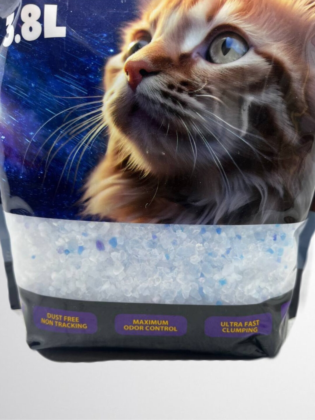 Гель для кошек, кристалл, 3,8 Лаванда — фото 1