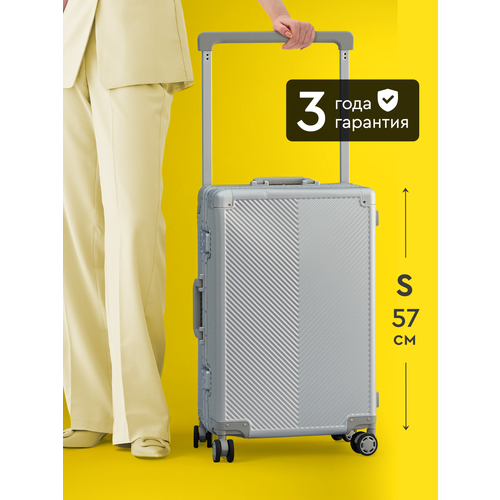 Чемодан PASELDO, 69 л, размер M, черный матовый