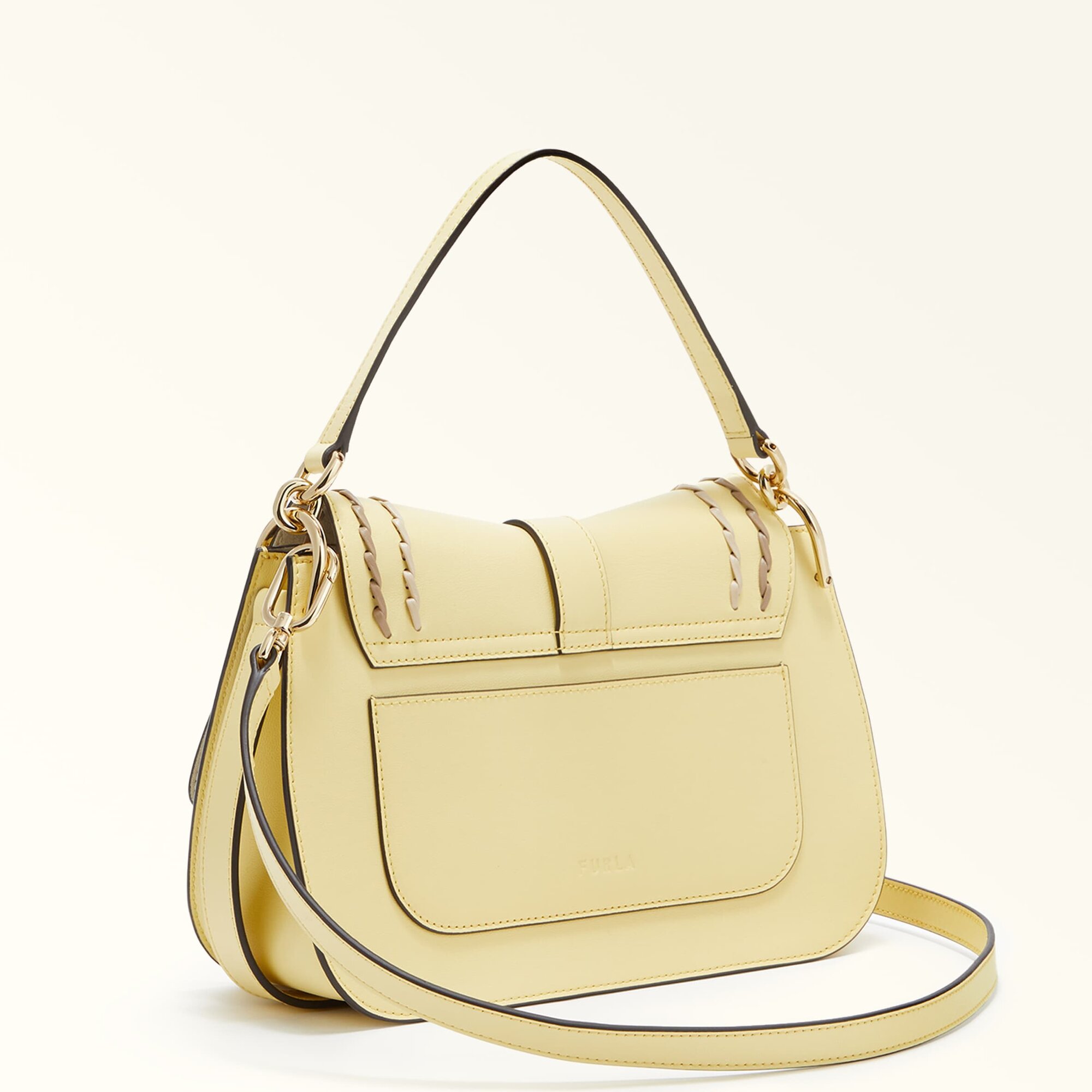 Сумка кросс-боди FURLA FURLA FLOW M TOP HANDLE, желтый — фото 1