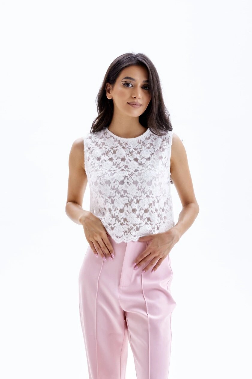 Топ Selfie, размер S, белый — фото 1