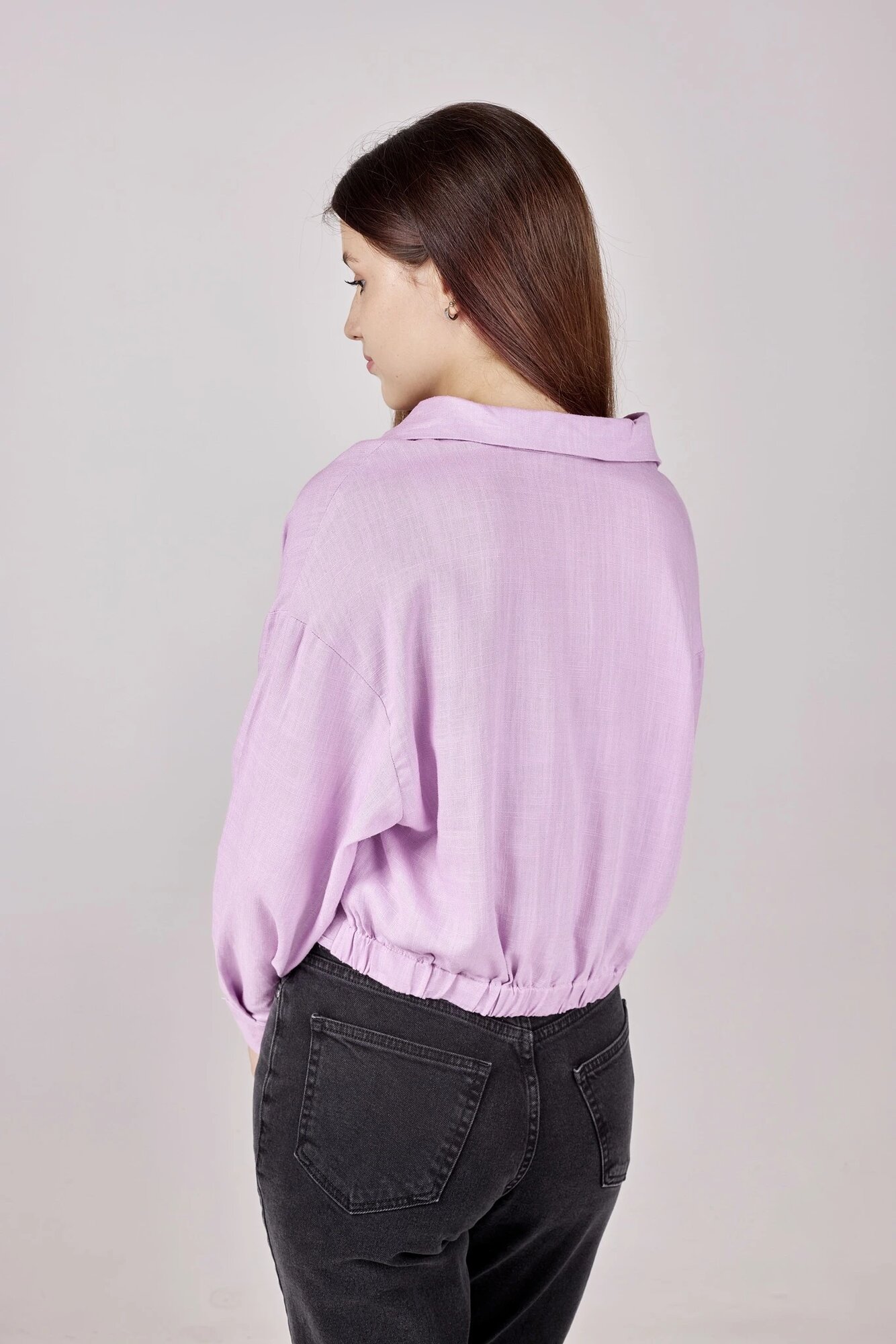 Рубашка Selfie, размер S, фиолетовый — фото 1