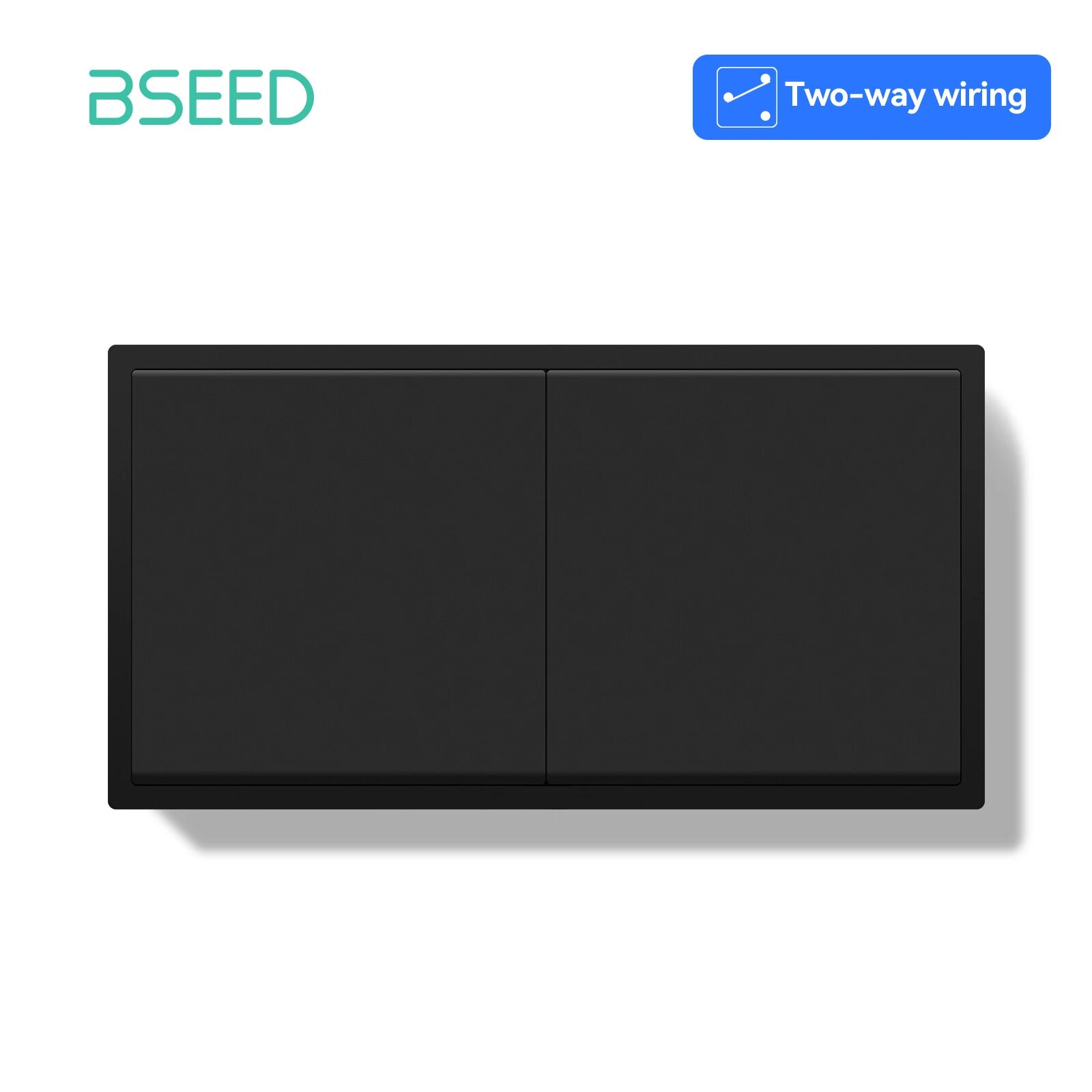 Механический переключатель BSEED 1 Gang Double 2Way Switch Европейский стандарт