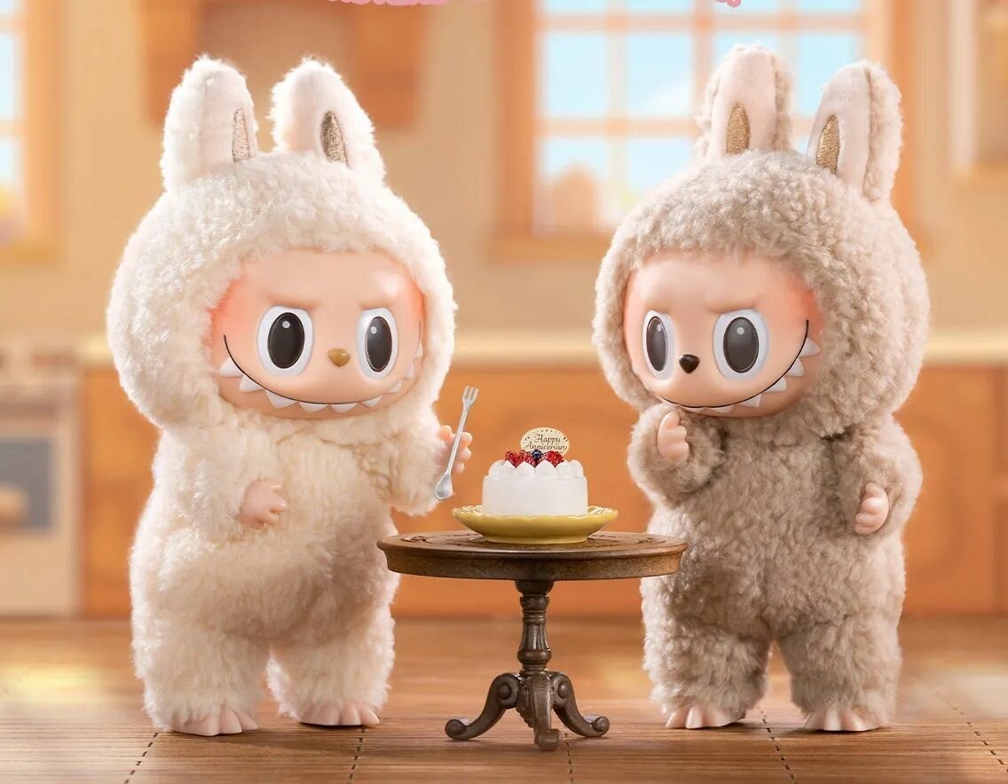 Игрушка сюрприз POP MART Labubu лабубу exciting macaron 18 см 1 шт