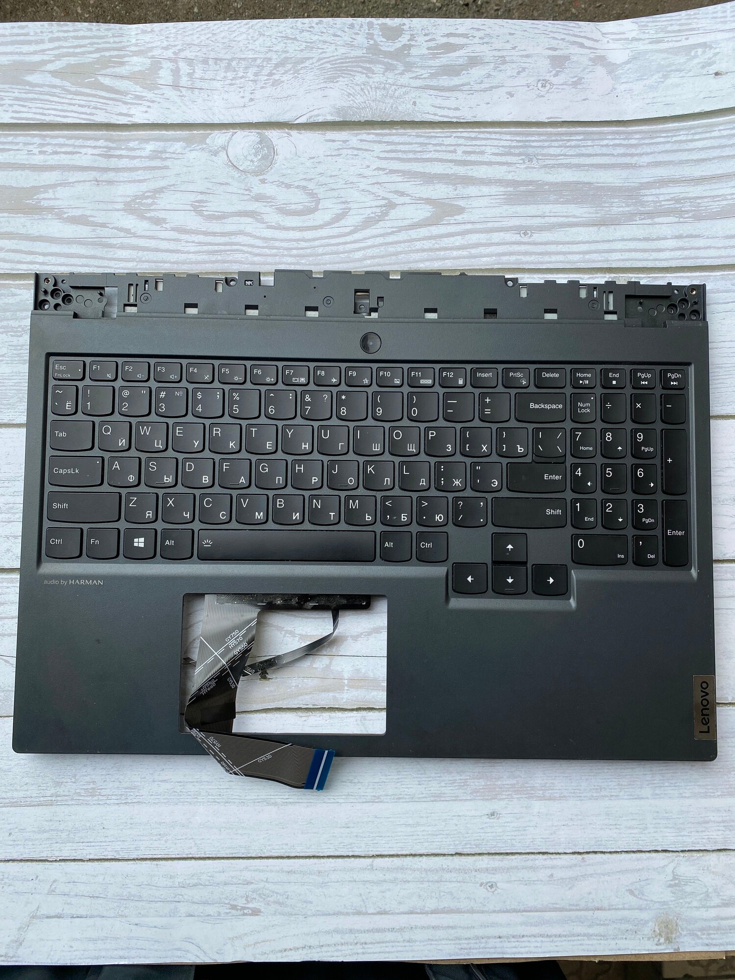 Топкейс с клавиатурой для Lenovo Legion 5-15IMH05H 5-15IMH05 5-15ARH05H 5-15ARH05