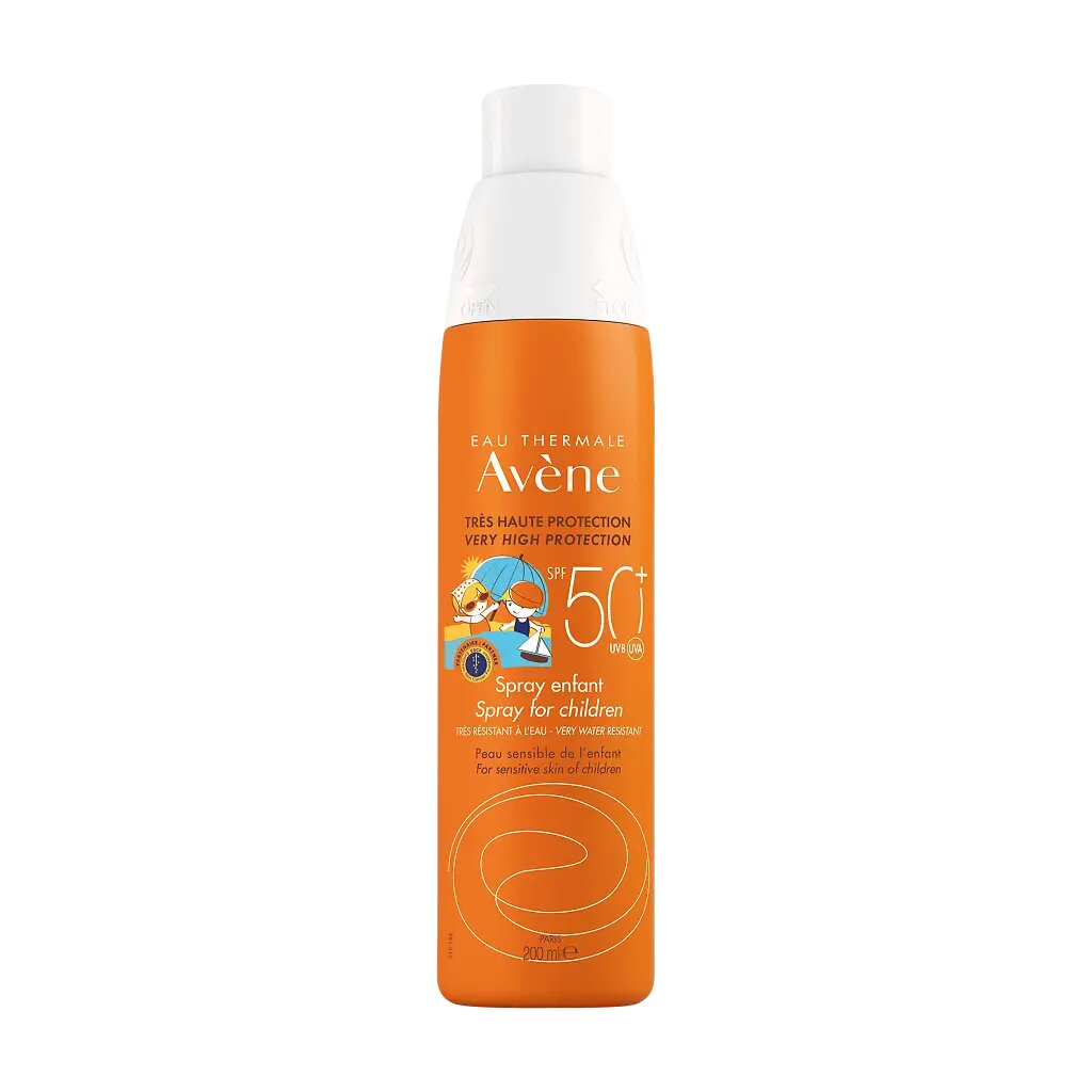 Avene Солнцезащитный детский спрей SPF50+ 200 мл 1 шт