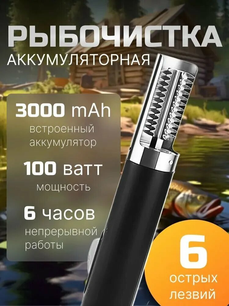 Беспроводная электрическая рыбочистка