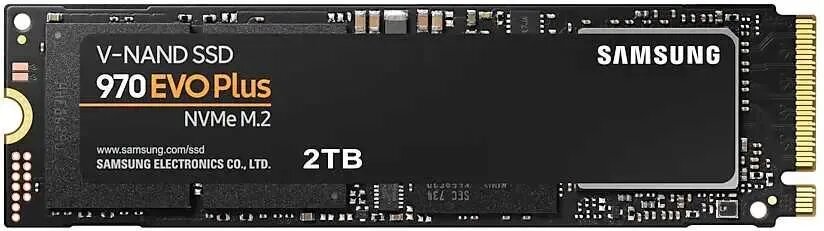 SSD накопитель 970 EVO Plus MZ-V7S2T0BW 2ТБ, M.2 2280, PCIe 3.0 x4, NVMe, M.2