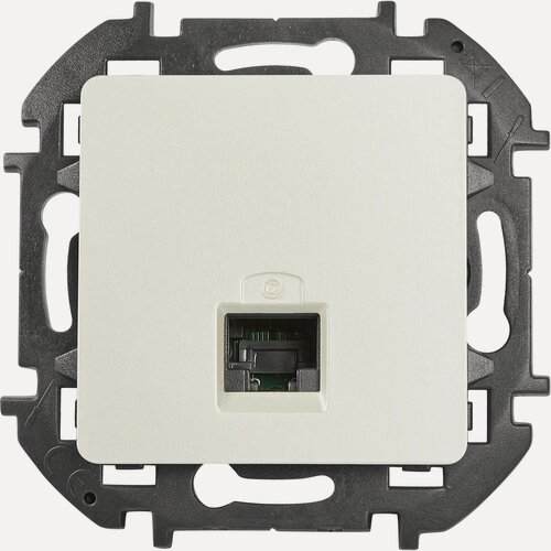 Изображение товара Lexman Lilian RJ45 розетка категории 5e UTP жемчуг для монтажа сетевых кабелей в помещении