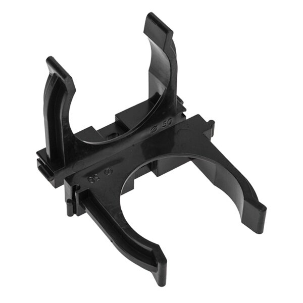 Крепеж-клипса для труб для гофры черный d20 мм 100 шт