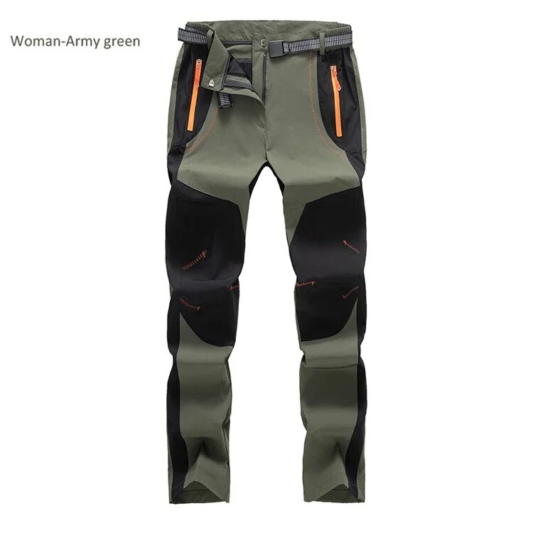 TRVLWEGO Походные брюки женские полиэстер Asian size M green