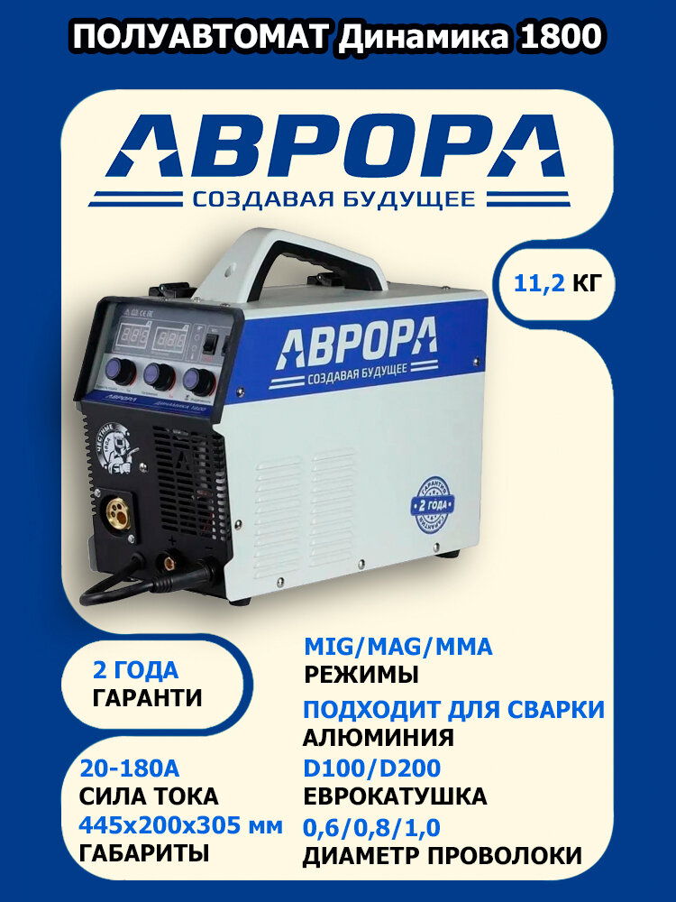 Сварочный полуавтомат AURORA Динамика 1800
