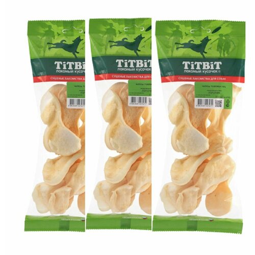 TiTBiT Лакомство для собак Чипсы говяжьи XXL(3шт)