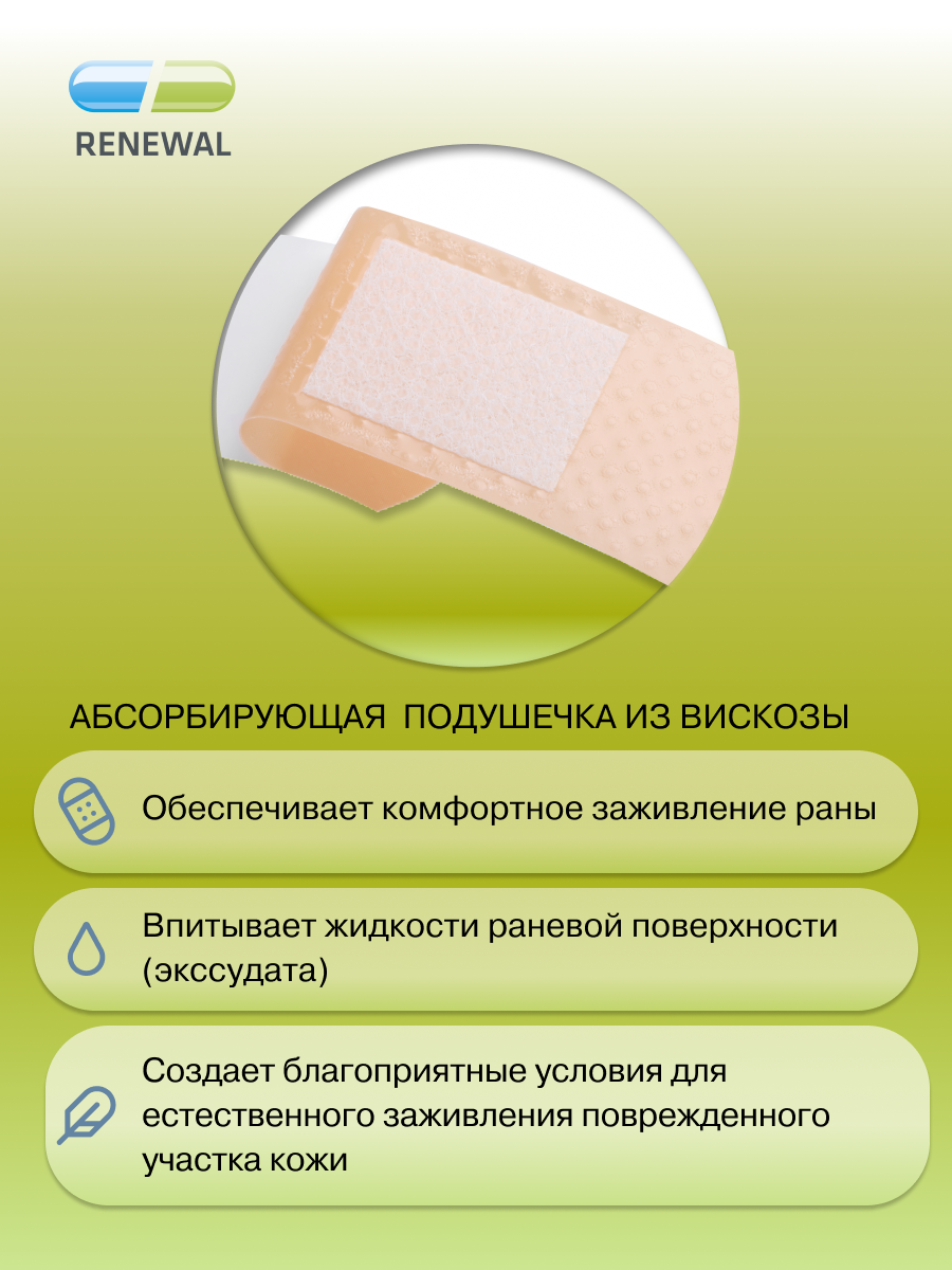 Картинки Лейкопластырь медицинский 72х19мм, 20 штук