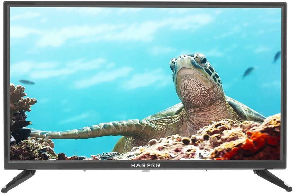 Телевизор HARPER 24R490T 24 дюйм, HD Ready, 1366x768, черный