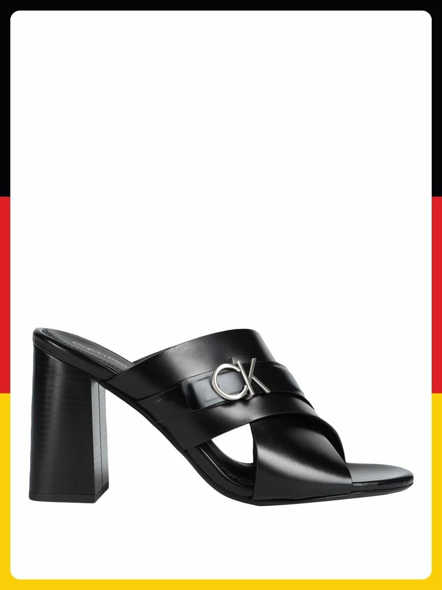 Сандалии CALVIN KLEIN, размер 40 EU, черный