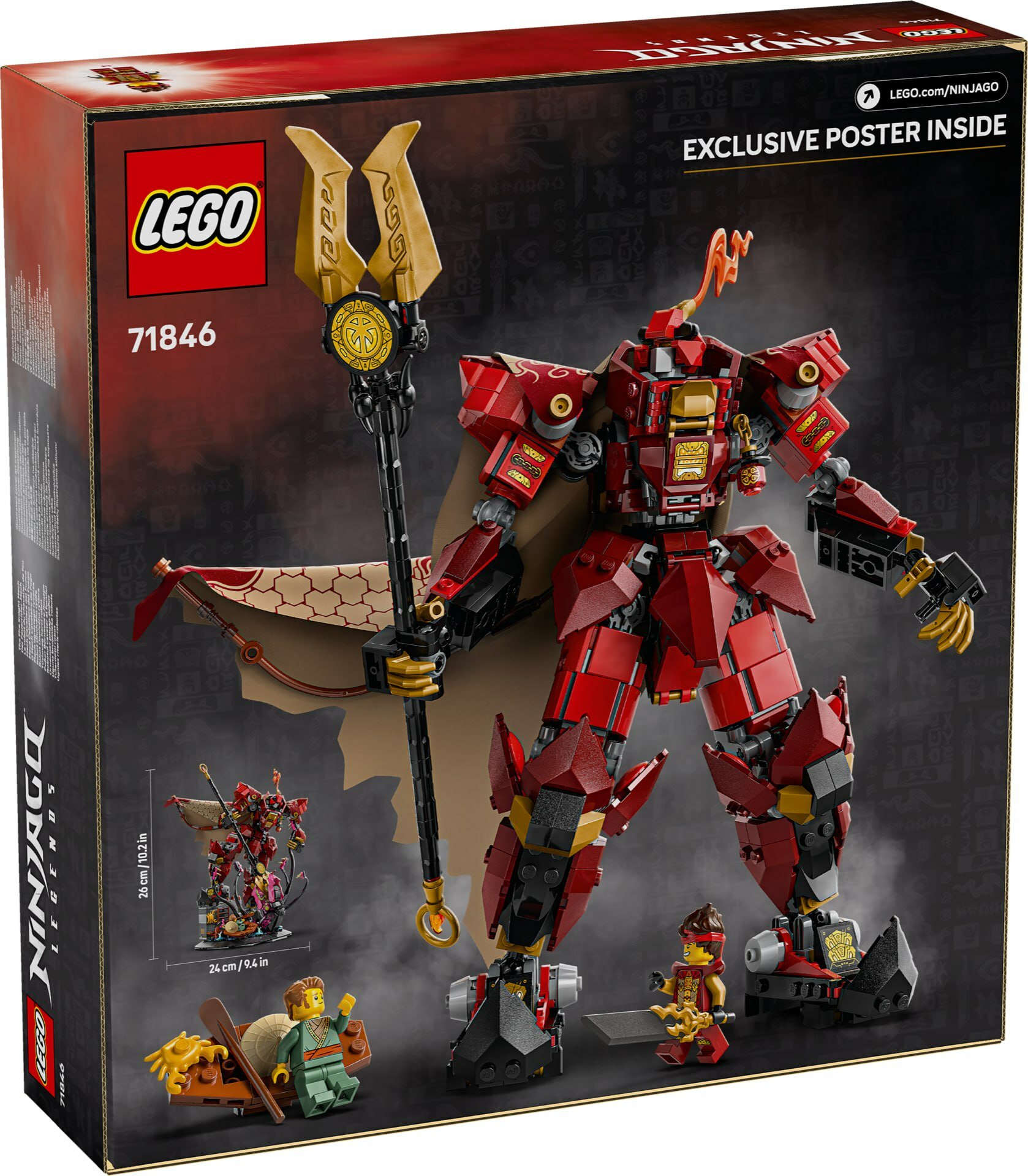 Конструктор LEGO Ninjago 71846 Огненный рыцарь Робот - Лего Ниндзяго — фото 1