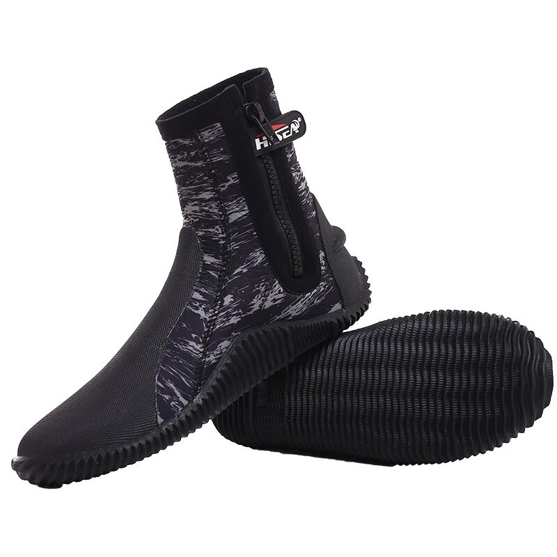 Аквашузы Гидрообувь Неопреновые сапоги для дайвинга 5 мм