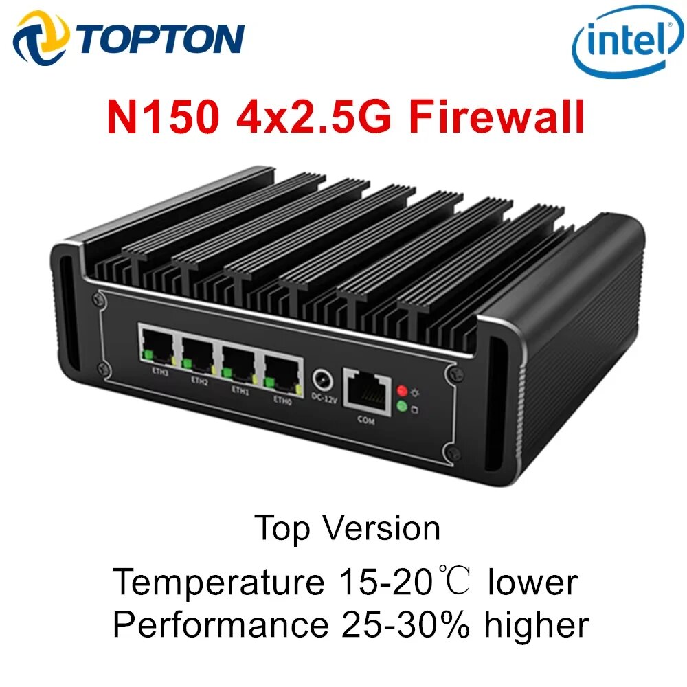 Мини-ПК Topton X4D Intel N150 8GB Ram 128GB NVMe Intel N150 DDR5