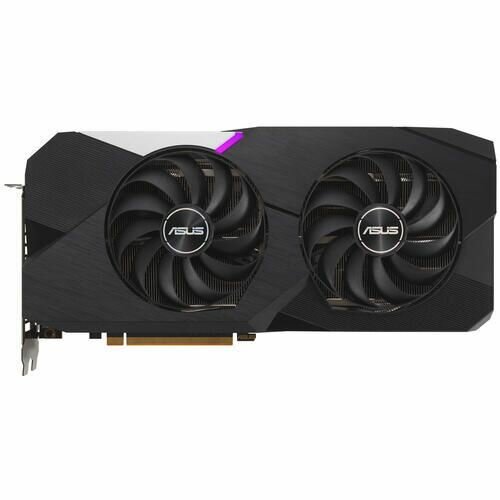 Видеокарта ASUS Dual AMD Radeon RX 6700 XT (DUAL-RX6700XT-12G) - PCI-E 4.0, 12 ГБ, GDDR6, 192 бит, DisplayPort x3, HDMI, GPU 2321 МГц
