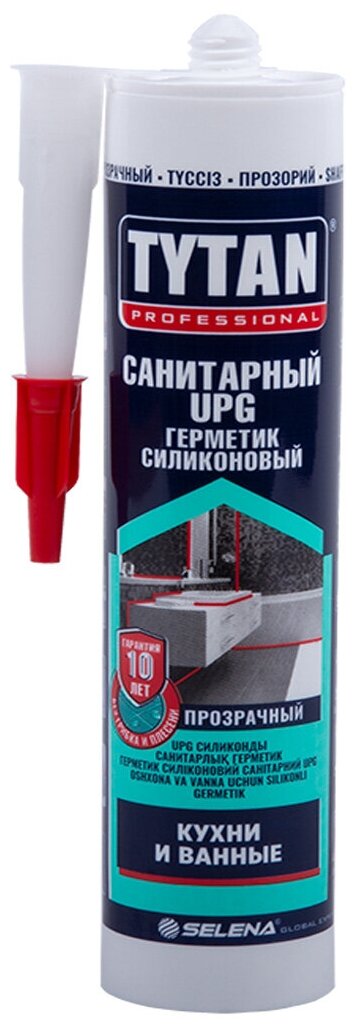 TYTAN PROFESSIONAL UPG надежность И комфорт герметик силиконовый санитарный бесцветный (280мл)