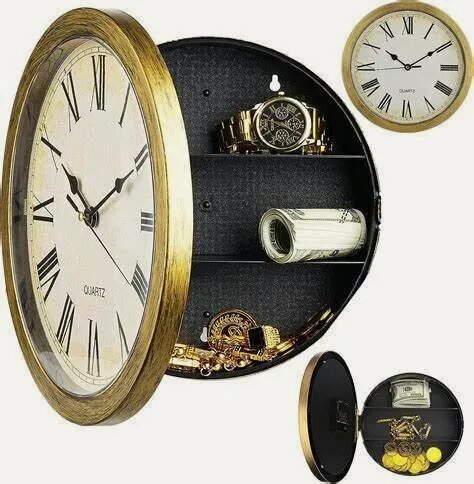 Изображение товара Сейф Для Денег И Документов, Имеет Два Цвета, Дизайн Секретного Пространства, Диаметр 25 См, Вес 690 Грамм. SuperDZS