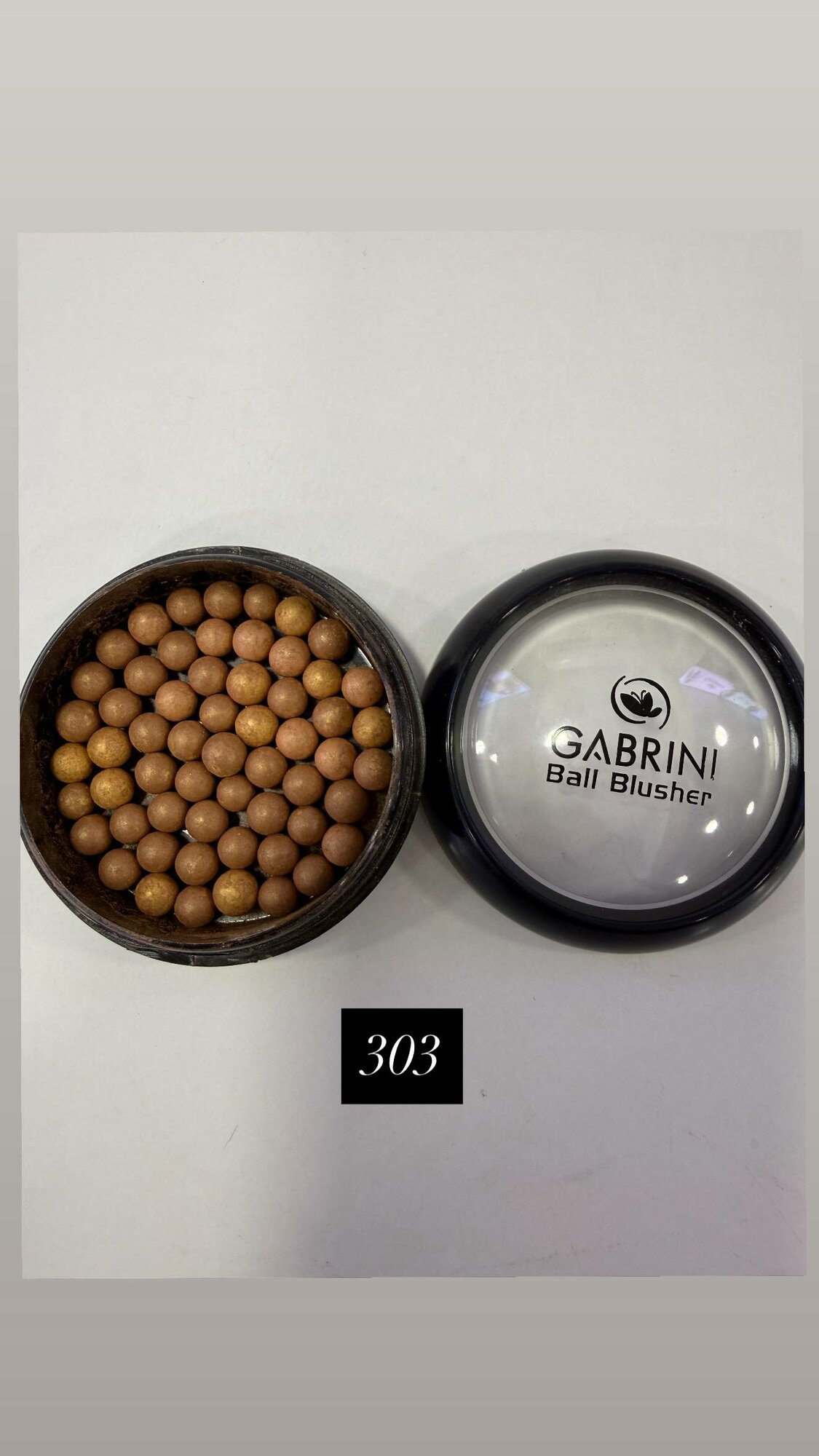 Румяна Gabrini "Ball Blusher", шариковый формат, для всех типов кожи, 303