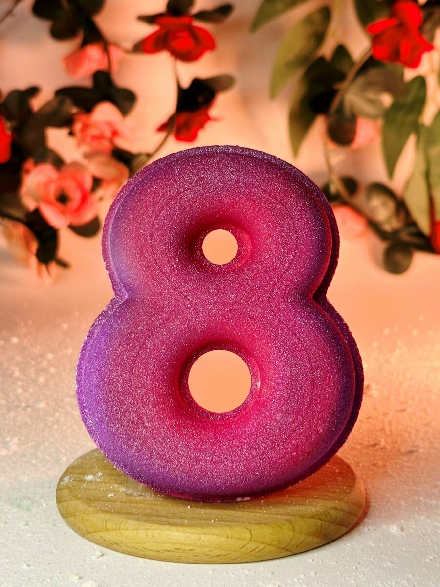 3D форма для бомбочек Восьмерка — фото 1