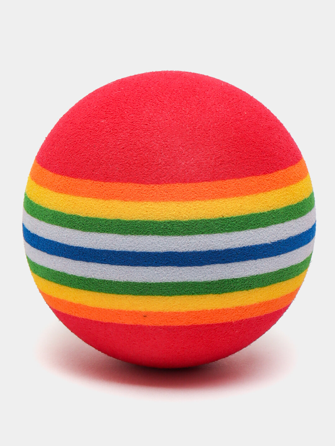 Игрушка для кошек, радужный мяч, полосатый разноцветный игрушечный мяч из пенопласта