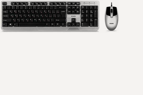 Изображение товара Клавиатура и мышь Sven KB-S330C Black USB SV-017309 104клавиши+12Fn, 3кнопки, 1000dpi