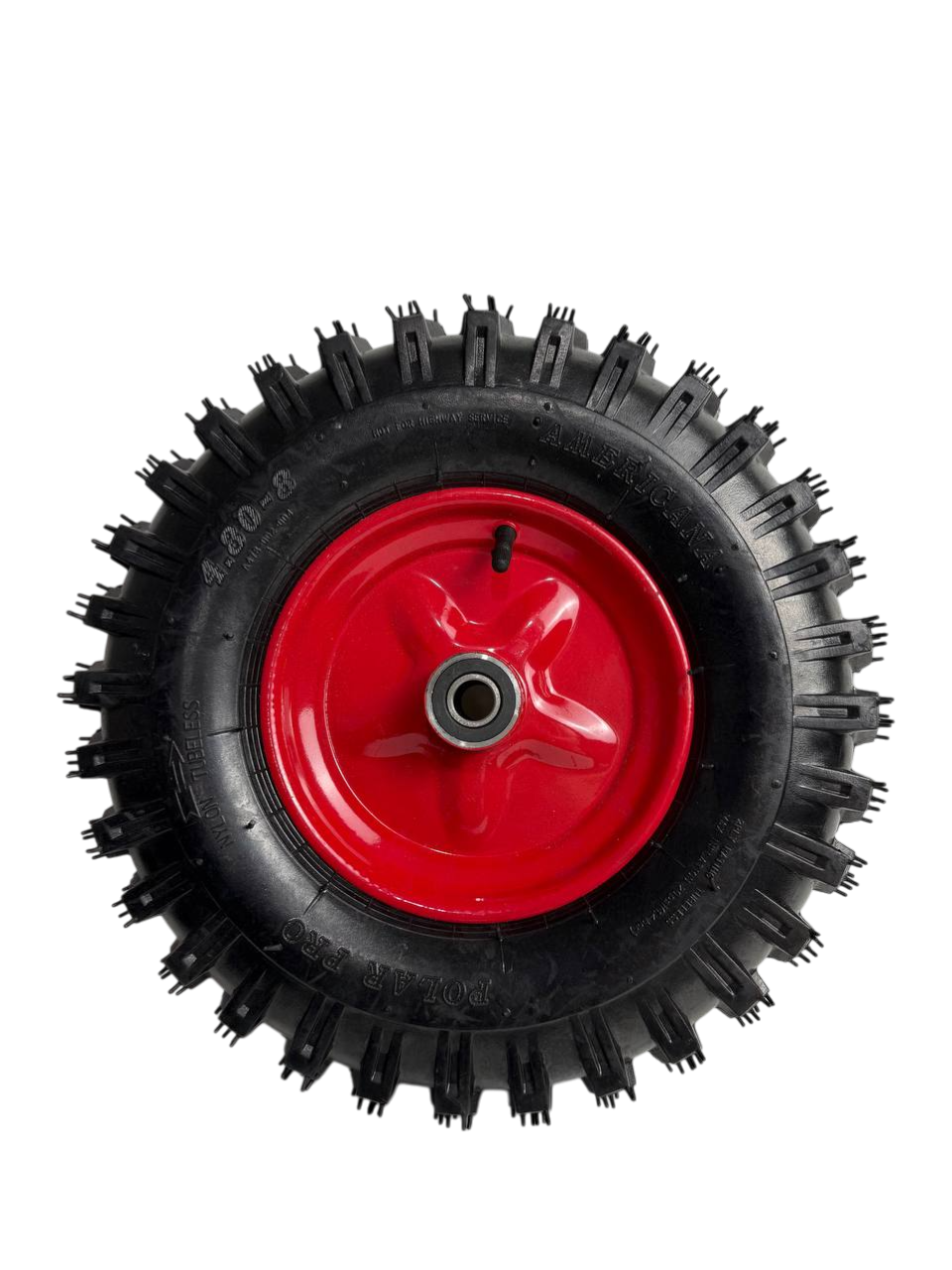 Колесо для садового тачки, с усилением, 4,80-8, с подшипником