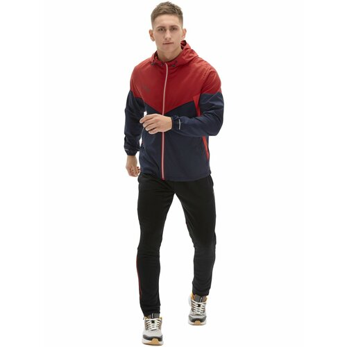 фото Ветровка forward jacket, размер xl, бордовый, синий