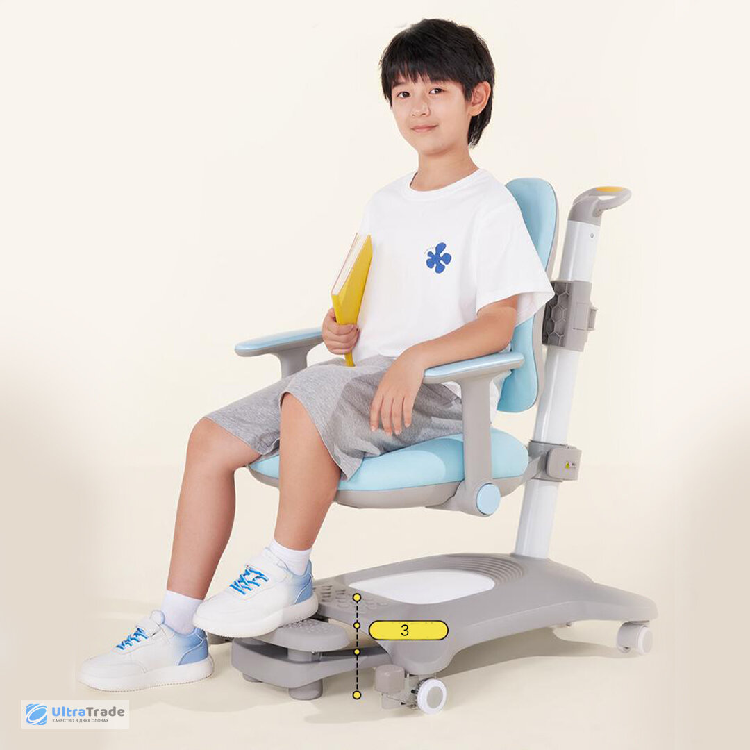 Изображение Детское кресло Xiaomi Igrow Ridge Protection Liftable Learning Chair Maple Sugar Blue (9pro)