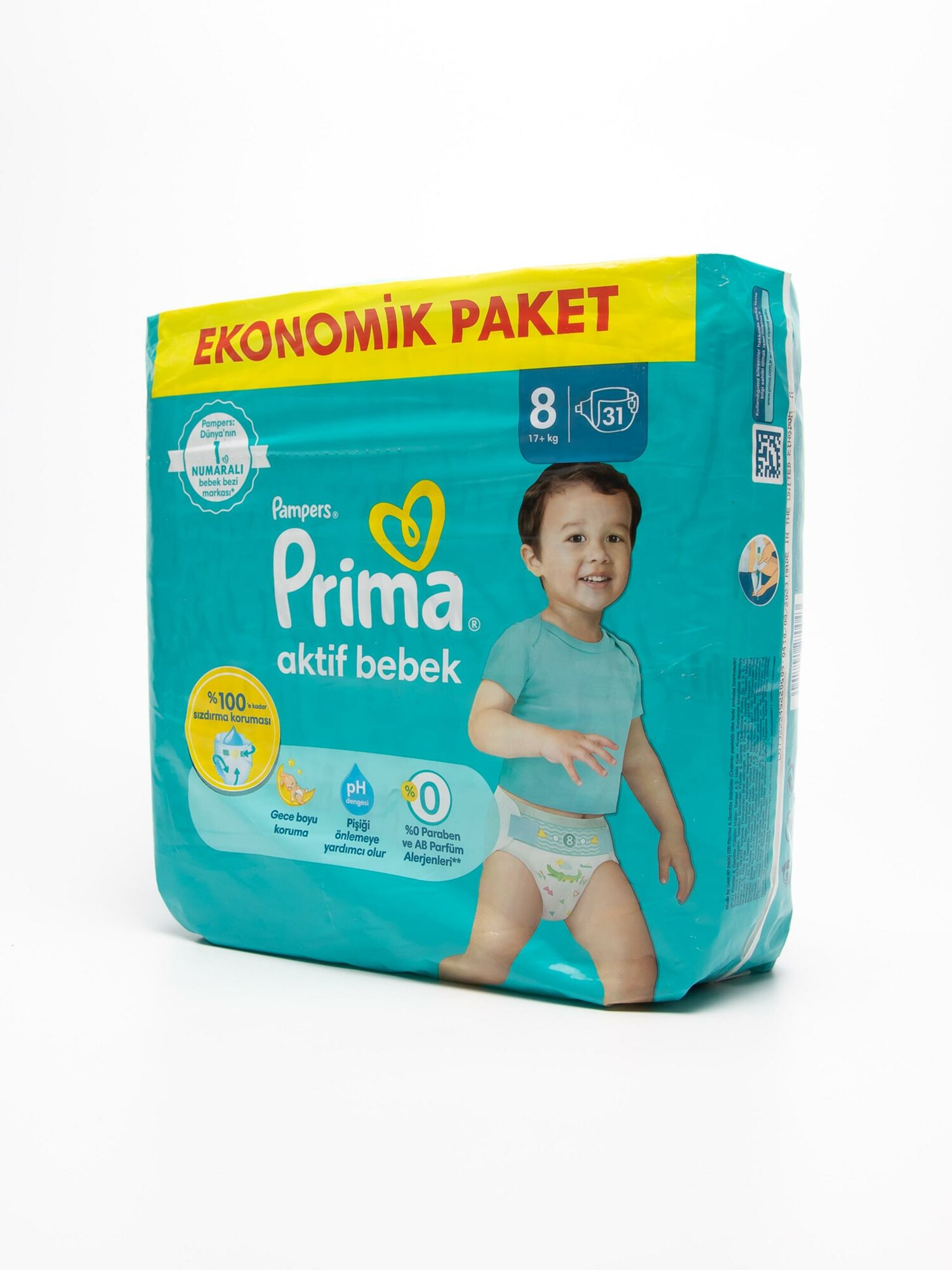 Подгузники Prima для детей, 8, 31 штук, 17-25 кг