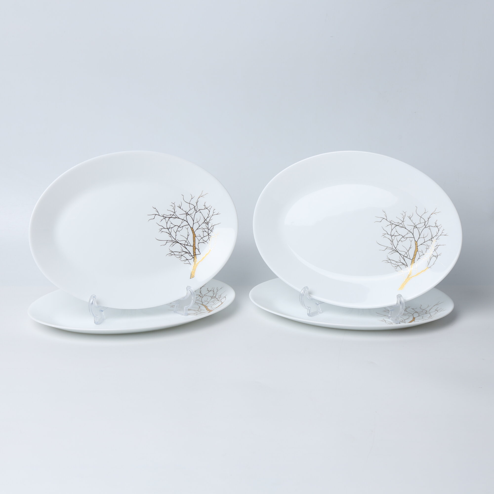 Asia Home (dinova saina) Тарелка овальная Tilla "Daraxt" 30 см T3000 6pcs