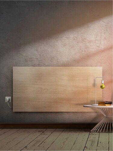 Изображение товара Обогреватель электрический керамический LUXOR W300 WOOD LIGHT, влагозащитный, настенный и напольный, 300Вт, 6 кв. м.