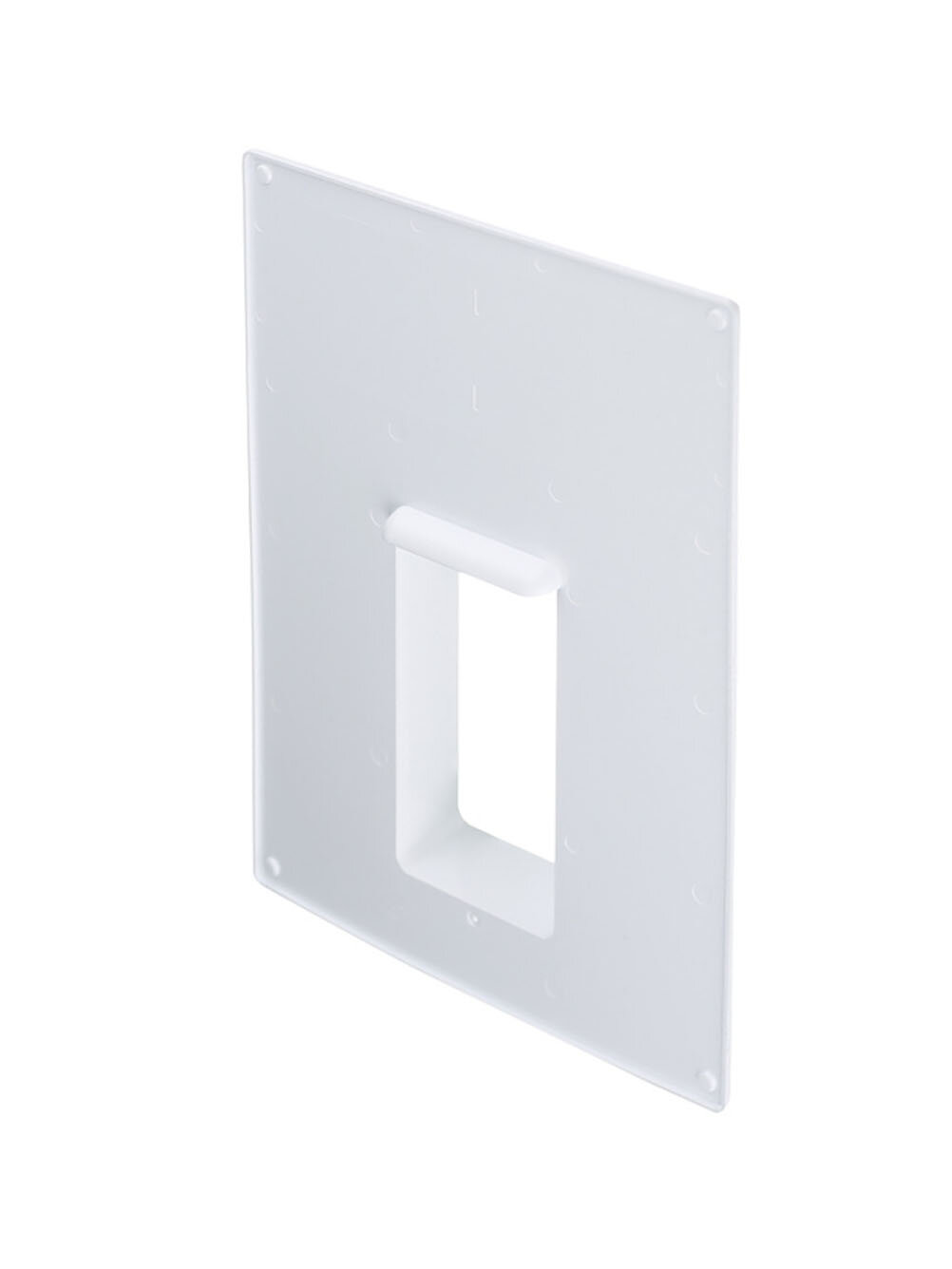 Площадка торцевая вертикальная ПТВ фланец 60х120 пластиковая для плоских воздуховодов 180х250 мм