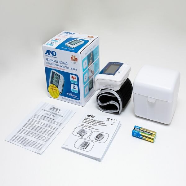 Картинки Тонометр автоматический на запястье UB-202 A&D/Эй энд Ди