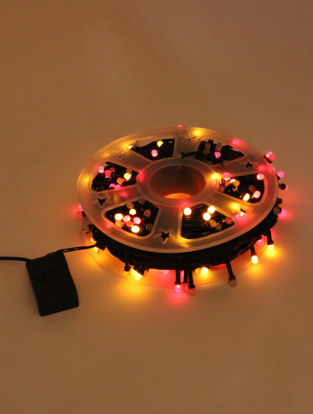 Гирлянда разных размеров и цветов, отличное праздничное украшение на Новый год! 50М