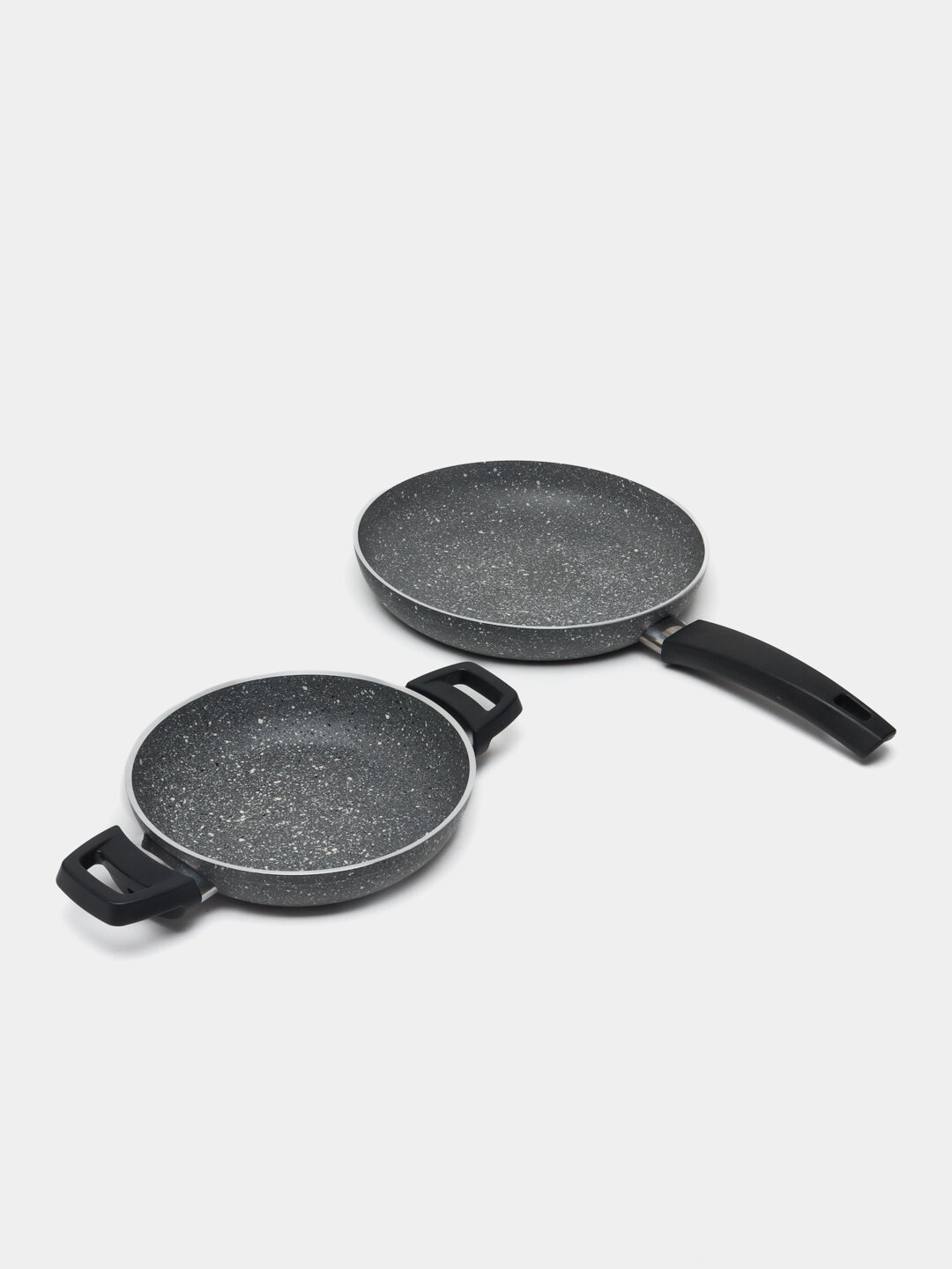 Набор посуды Schafer Eternal, Сахан 20 см, сковорода 26 см, серый