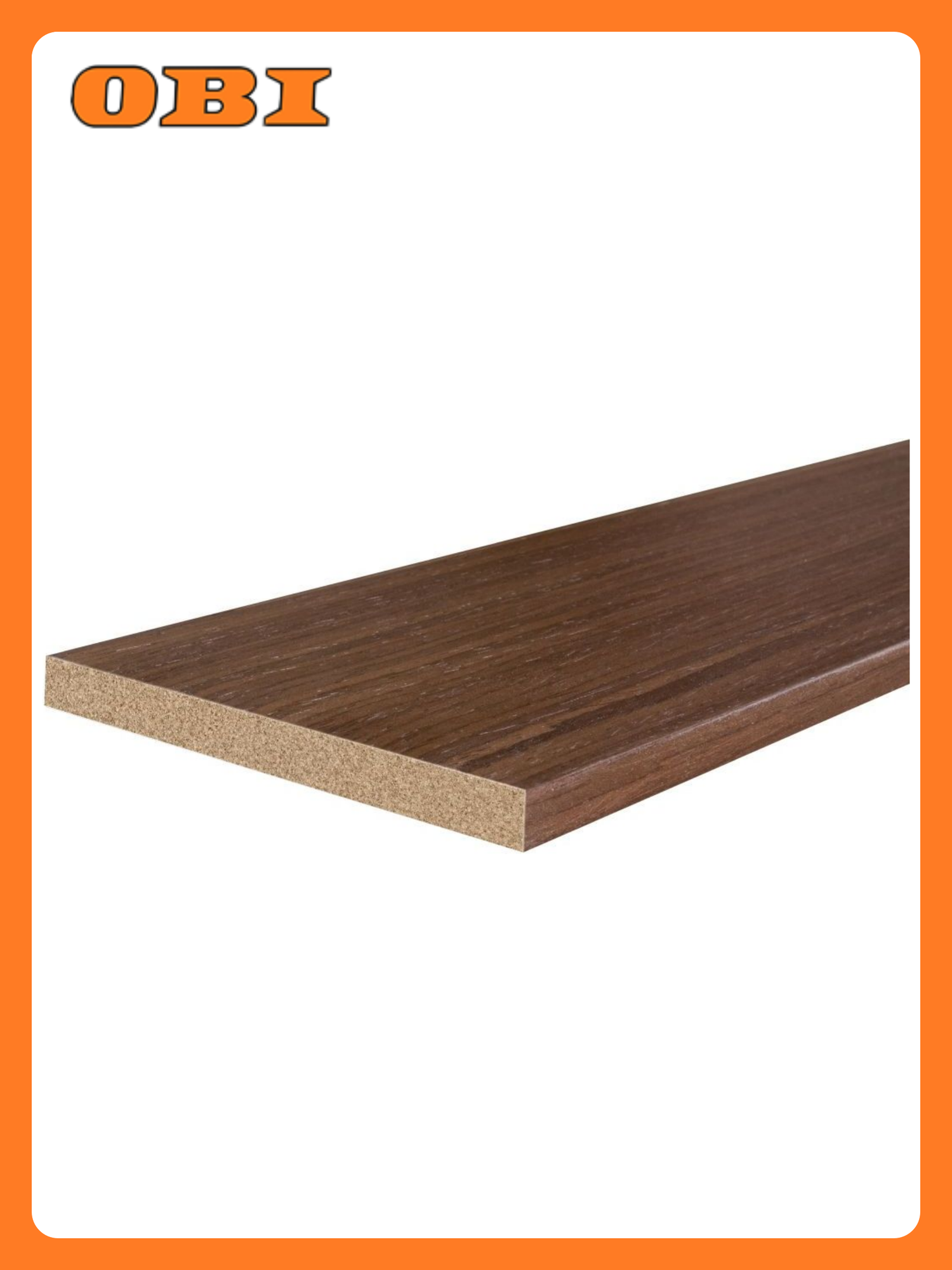 Добор дверной BELWOODDOORS МДФ шпон коричневый 100 мм x 2070 мм