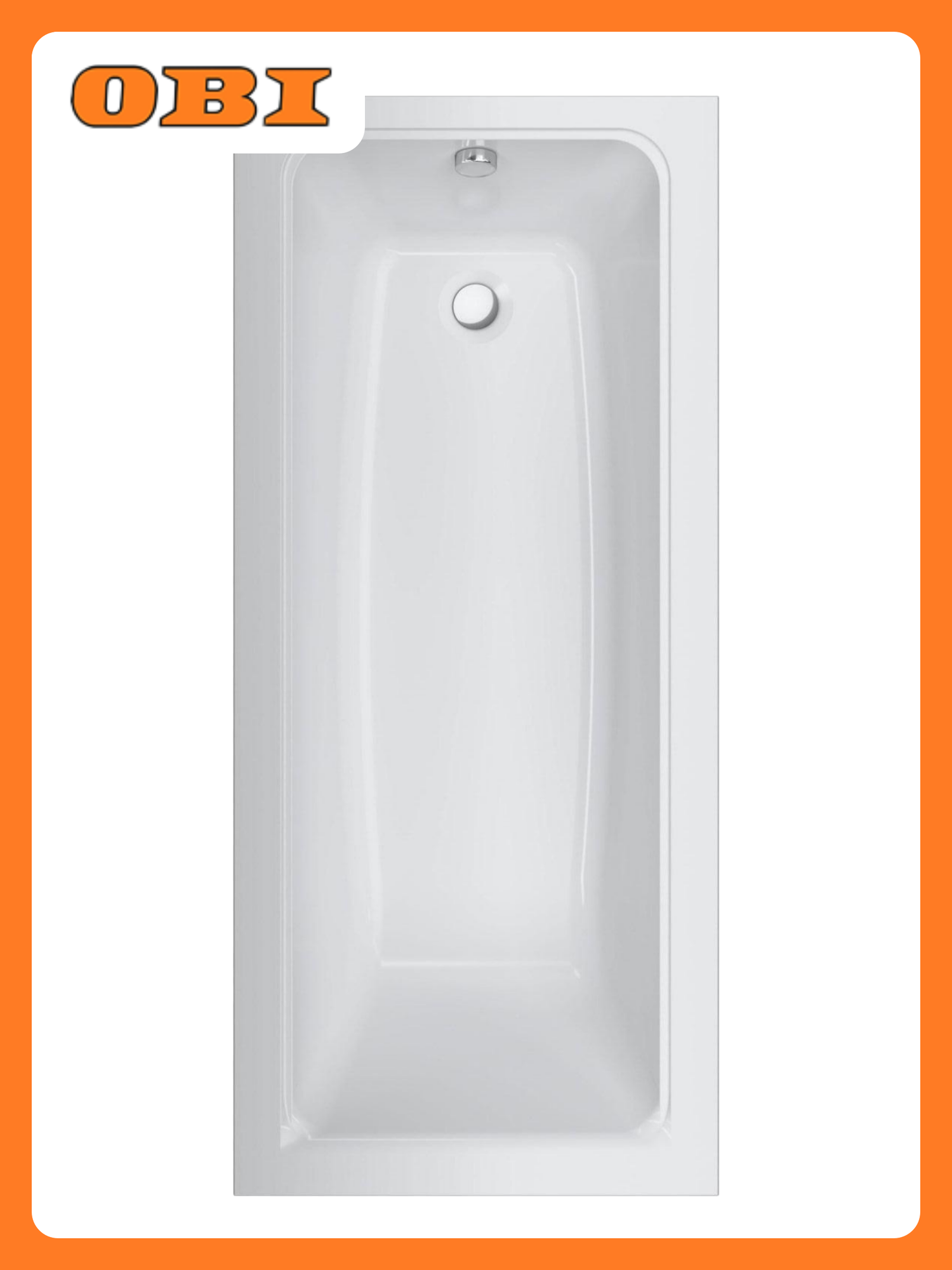 Ванна акриловая AM.PM GEM W90A-170-075W-A 170х75 см