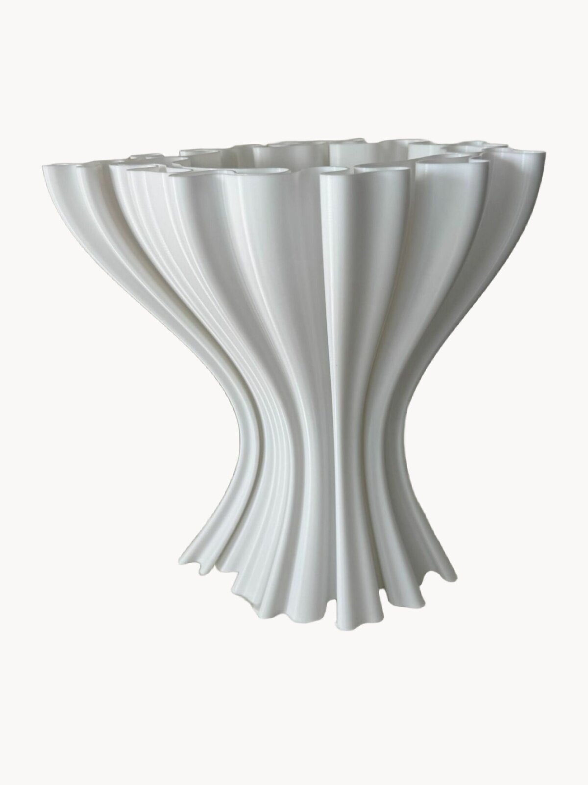 Ваза WavyVase - 3d печатная интерьерная ваза для цветов и сухоцветов