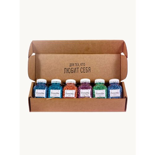 Набор подарочный соль для ванны с шиммером 1000₽