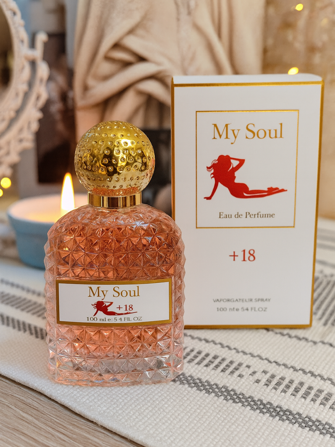 My Soul +18 Парфюмированная Вода 100 мл для Женщин — Стойкий Аромат Eau de Parfum + Подарок 5 Подводок — фото 1
