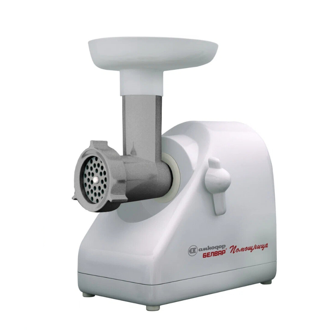 Мясорубка Белвар КЭМ-П2У-304-05 белый 300 Вт реверс 0.4 кг/мин прорезиненные ножки